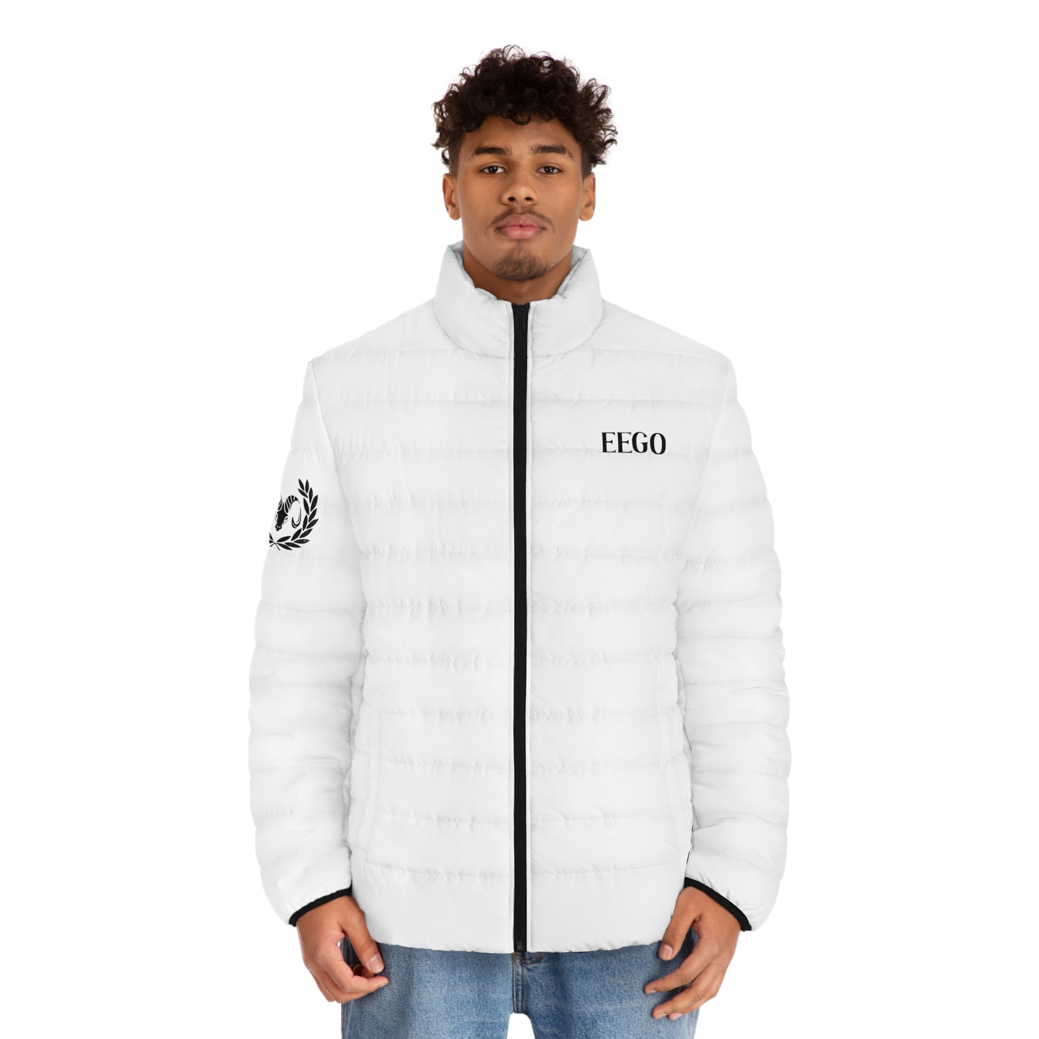 Men's EEGO Puffer Jacket (AOP)