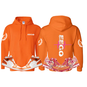 EEGO Orange Hoodies All Sizes $35