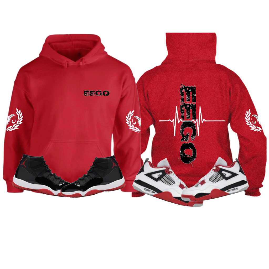 EEGO Red Hoodies All Sizes $35