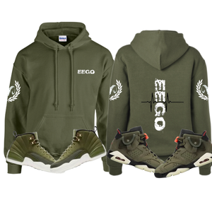 EEGO Olive Green Hoodies All Sizes $35