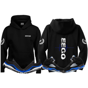 EEGO Black & Blue , Black Hoodies All Sizes $35