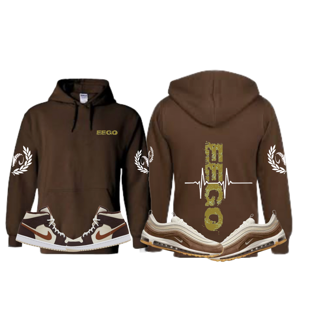 EEGO Brown Hoodies All Sizes $35